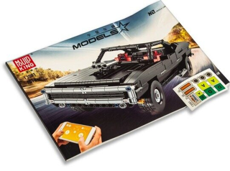 Конструктор MOULD KING 13081 - Muscle Car Доминика Торетто