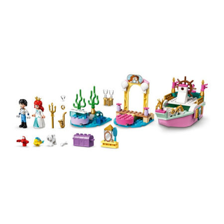 Конструктор Lego 43191 Princess Праздничный корабль Ариэль
