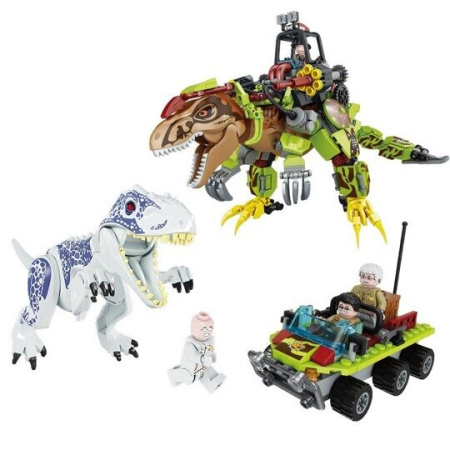 Конструктор FC3723 - Бой Индоминуса и робота-динозавра
