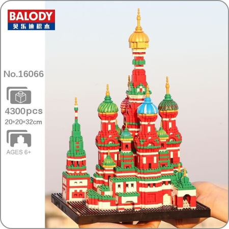 Конструктор Balody 16066 - 3D Собор Василия Блаженного