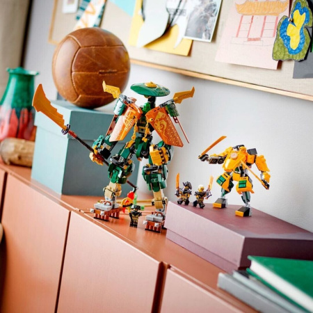 Конструктор 88084 - Роботы команды ниндзя Ллойда и Арина