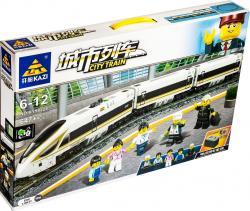 Конструктор KAZI 98228 "Скоростной пассажирский поезд"