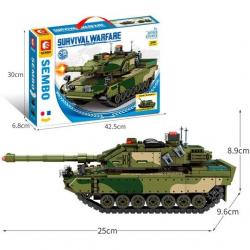 Конструктор Sembo 207003 Танк Leopard 2A6