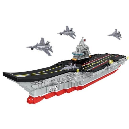 Конструктор QL2115 - Военный корабль Авианосец