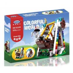 Конструктор XingBao xb-01109 «Парк развлечений: Пиратская лодка»