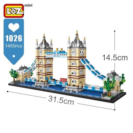 Конструктор Loz 1026 - Тауэрский мост