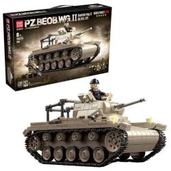 Конструктор Quan guan 100275 - Немецкий легкий танк Panzer II C
