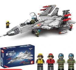 Конструктор Sembo 202055 - Военный самолет истребитель Flying Shark J15