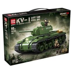 Конструктор Quan guan 100253 - Танк КВ-1