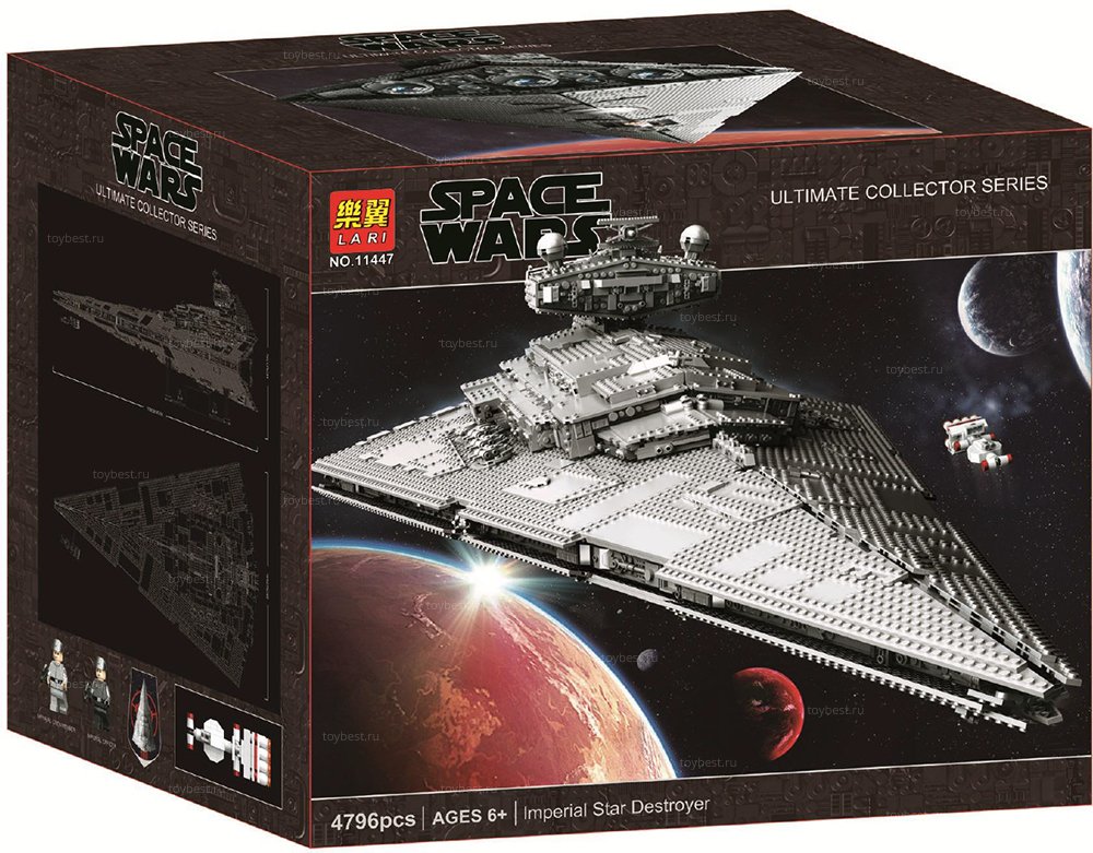 Конструктор Lari 11447 Имперский звёздный разрушитель, аналог Lego ...