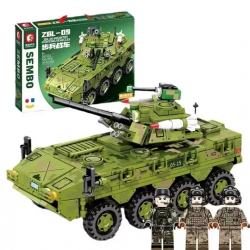 Конструктор Sembo 203115 - Боевые машины пехоты ZBL-09