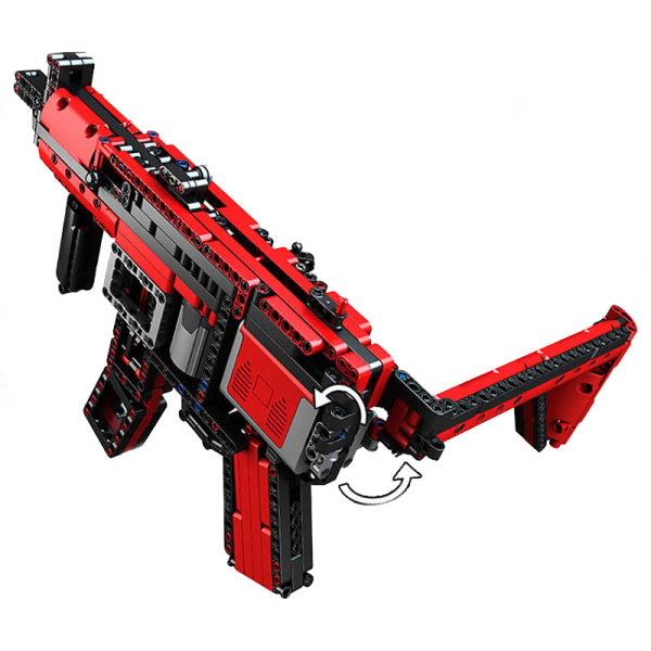 Конструктор пистолет-пулемёт JiSi Bricks HK MP5 с мотором