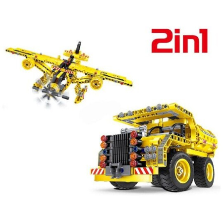 Конструктор Самосвал 2 в 1 QiHui 6802