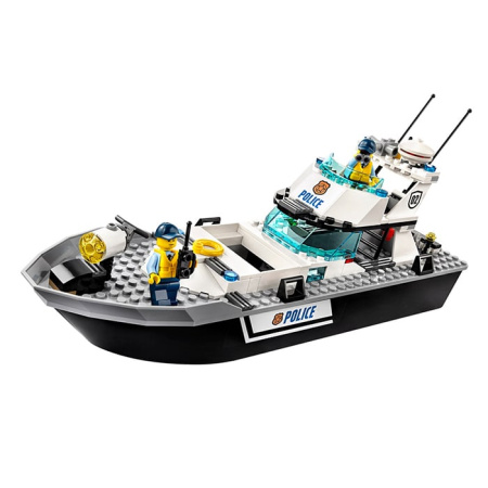 Конструктор Lepin 02049 Полицейский патрульный катер