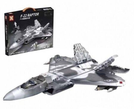 Конструктор SX 88001 - Военный самолет F-22 Раптор
