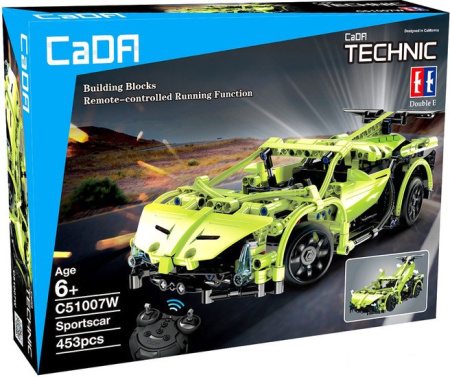 Конструктор Cada C51007W Спортивная машина на радиоуправлении