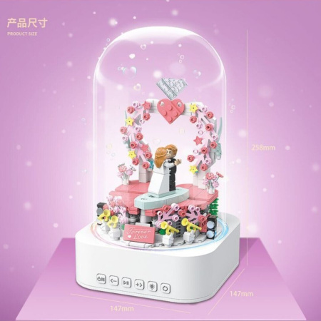 Конструктор QuanGuan 100225 - Свадебная церемония + блютуз колонка