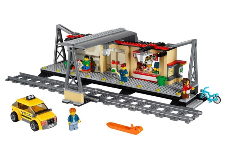 Конструктор Lepin 02015 Железнодорожная станция