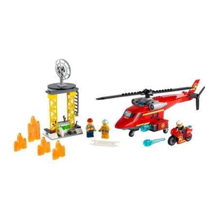 Конструктор Lego 60281 City Fire Спасательный пожарный вертолет