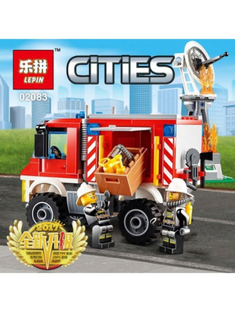 Конструктор Lepin 02083 Грузовик пожарной команды