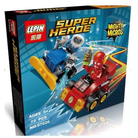 Конструктор Lepin 07026 Флэш против Капитана Холода