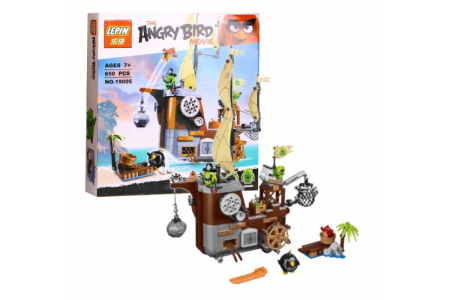 Конструктор Lepin 19005 Пиратский корабль свинок