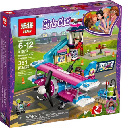 Конструктор Lepin 01073 Экскурсия по Хартлейк Сити на самолёте