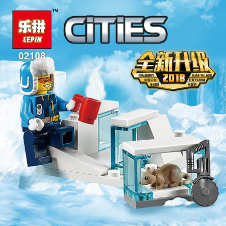 Конструктор Lepin 02108 Арктическая экспедиция - арктический вездеход