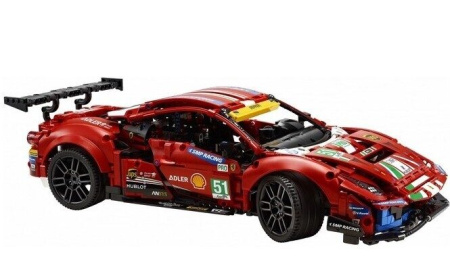 Конструктор 10287 Спорткар Ferrari 488 GTE AF Corse