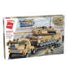 Конструктор Qman 22015 - Грузовик-транспортер тяжелого танка