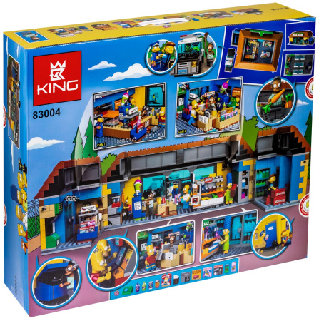Конструктор King 83004 / 3016 Симпсоны — Магазин На скорую руку