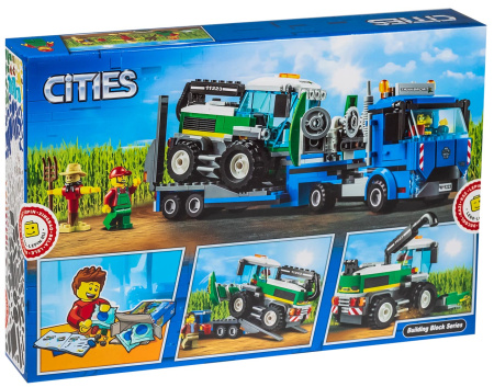 Конструктор Lari 11223 Транспортировщик для комбайнов