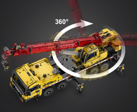 Конструктор CaDa C61081W Передвижной кран (на радиоуправлении)