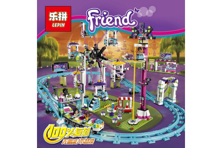 Конструктор Lepin 01008 Парк развлечений. Американские горки