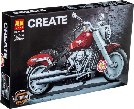 Конструктор Lari 11397 Harley-Davidson Fat Boy