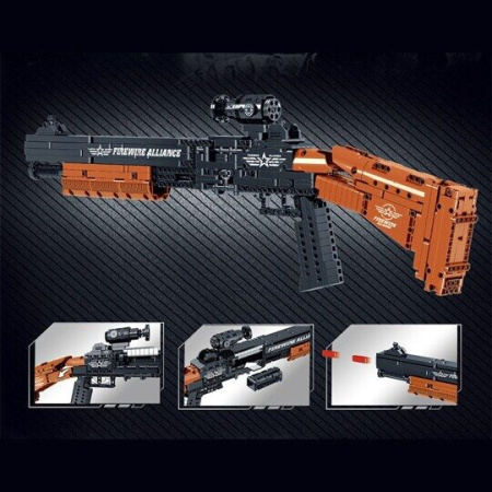 Конструктор Mork 051001 - Ружье M4 Bernelli