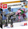 Конструктор Lepin 50004 D.Va и Райнхардт — Overwatch Games
