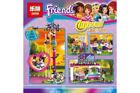 Конструктор Lepin 01008 Парк развлечений. Американские горки