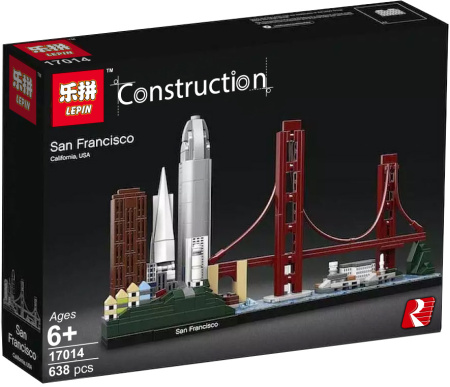 Конструктор Lepin 17014 Сан-Франциско — Панорама города