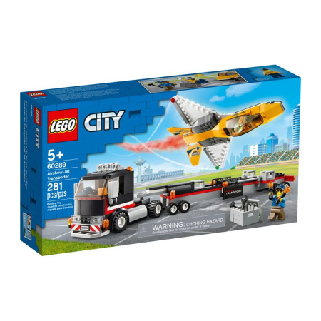 Конструктор Lego 60289 Транспортировка самолета на авиашоу