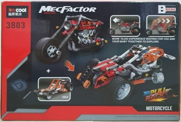 Конструктор DECOOL 3803 - Мотоцикл