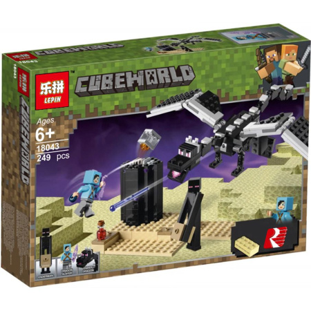 Конструктор Lepin 18043 Последняя битва Майнкрафт
