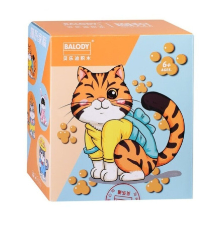Конструктор Balody 18406 - 3D Рыжий кот