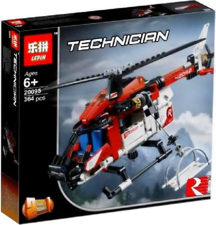 Конструктор Lepin 20095 Спасательный вертолет
