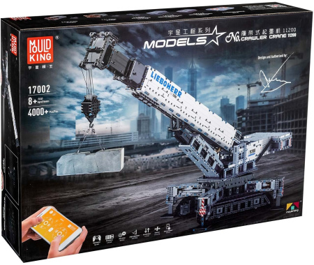 Конструктор Кран Liebherr LTM на пульте, 4000 дет., MOULD KING 17002