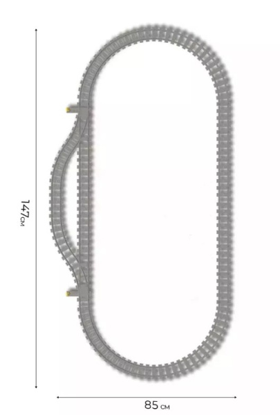 Конструктор Queen 82008 / 19081 Синий Грузовой поезд