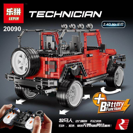 Конструктор Lepin 20090 Jeep Wrangler Rubicon RC