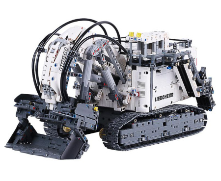 Конструктор Mould King 13130 Либхер Автокран Terex RH400