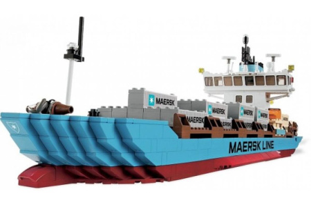 Конструктор Lepin 22002 Контейнеровоз Maersk