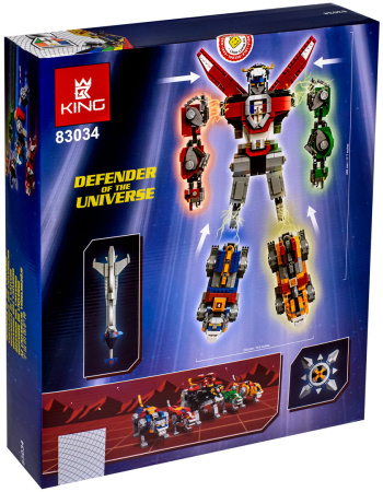 Конструктор King 83034 Вольтрон — Ideas Voltron